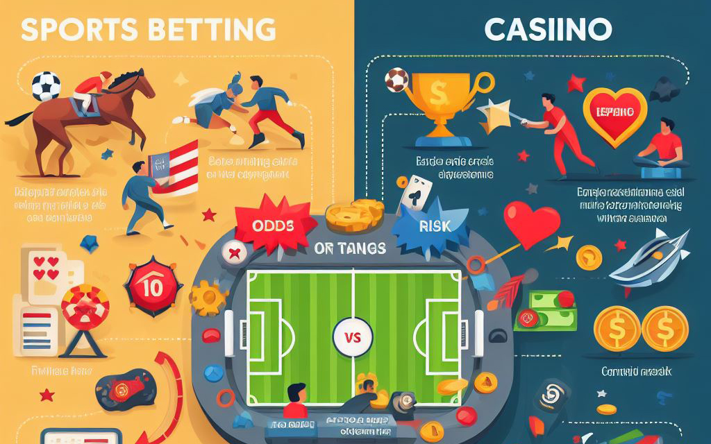 Sports Betting vs. Casino Betting: Choosing Your Game Wisely