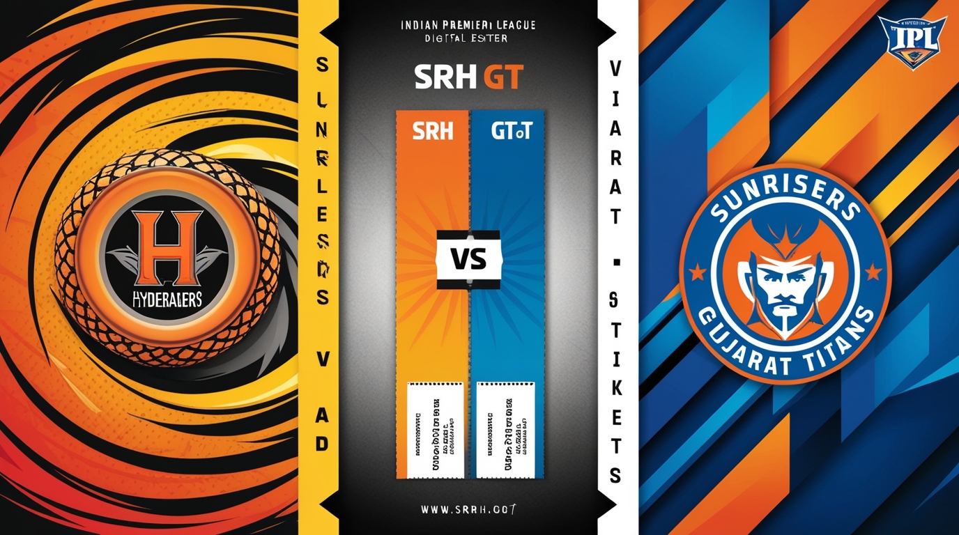 SRH vs GT Match Tickets, Prices, Squads: IPL 2025