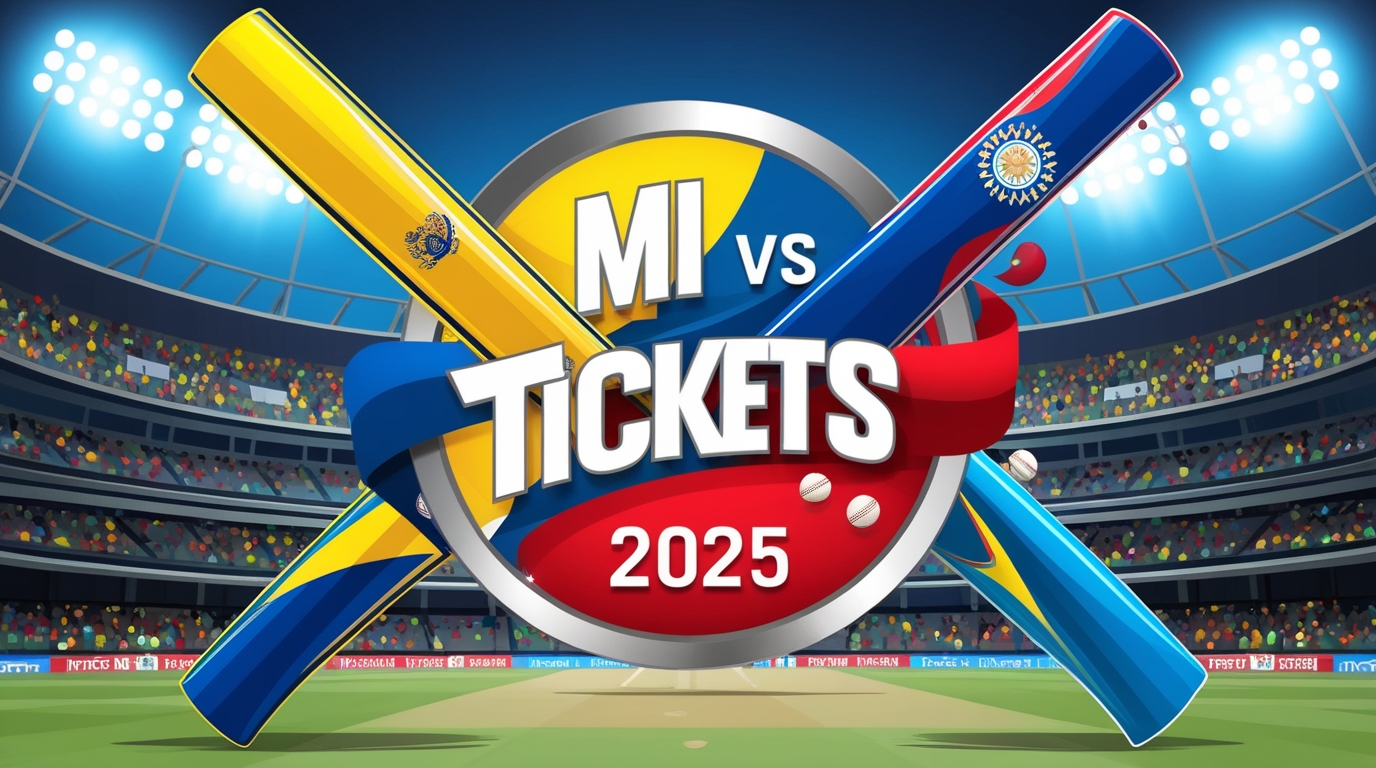 Book MI vs DC Tickets IPL 2025, Mumbai, Ticket Price, Step-by-Step Guide for Online and Offline Booking