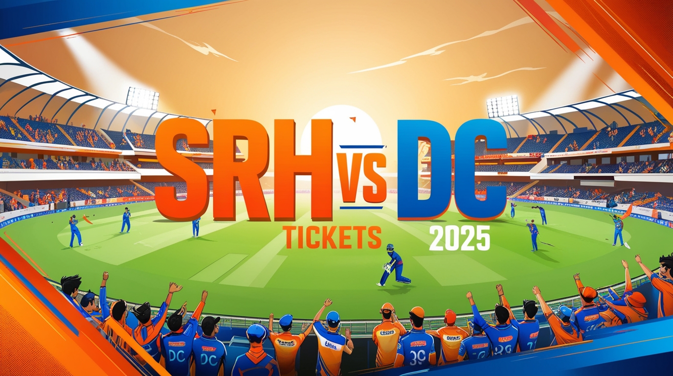 Buy SRH vs DC Tickets 2025, Hyderabad, May 5, IPL 2025 Ticket Price