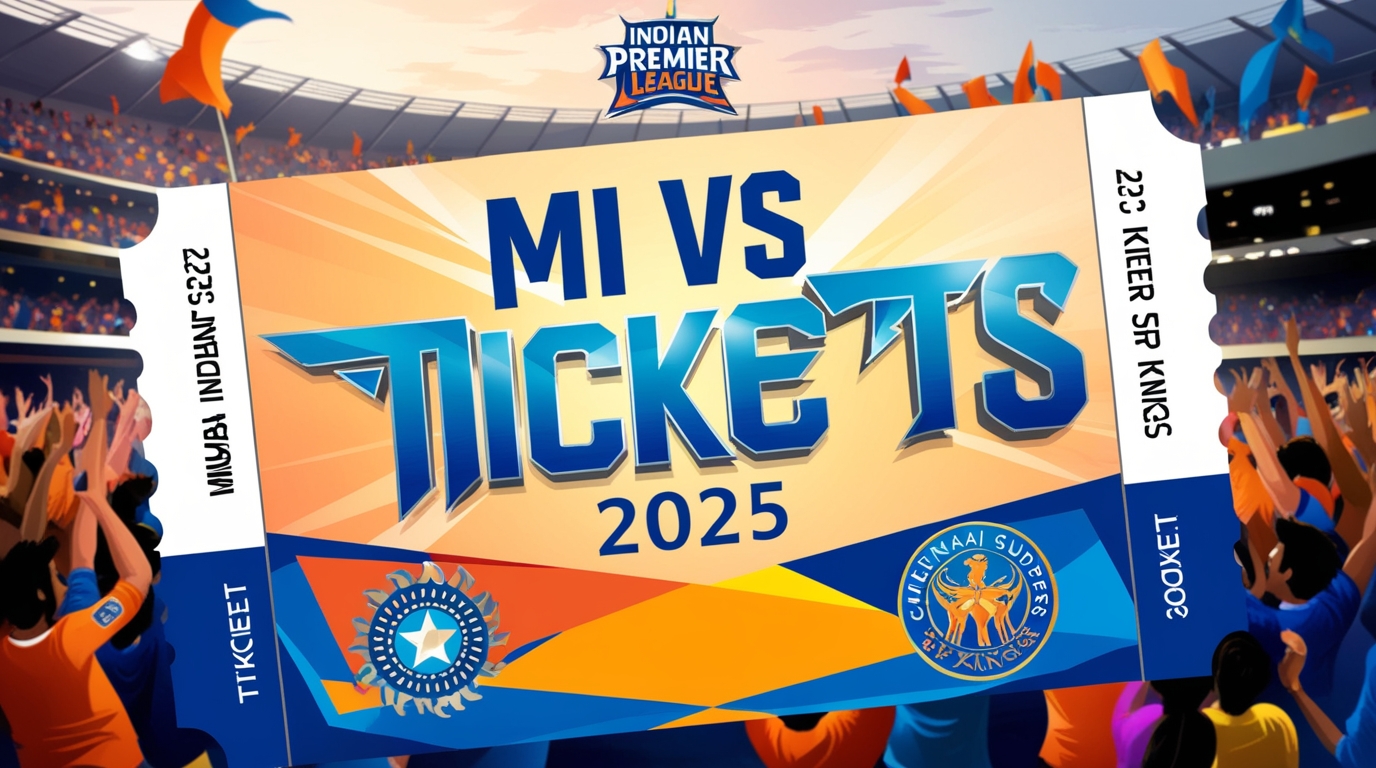 How to Book Your MI vs. CSK Tickets 2025?
