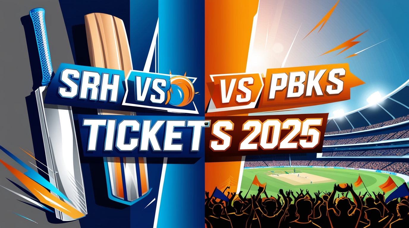 Buy SRH vs PBKS Tickets 2025, Hyderabad, Apr 12, IPL 2025 Ticket Price