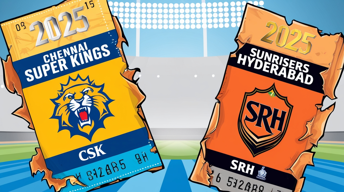 How to Buy CSK vs. SRH Tickets Online in 2025?