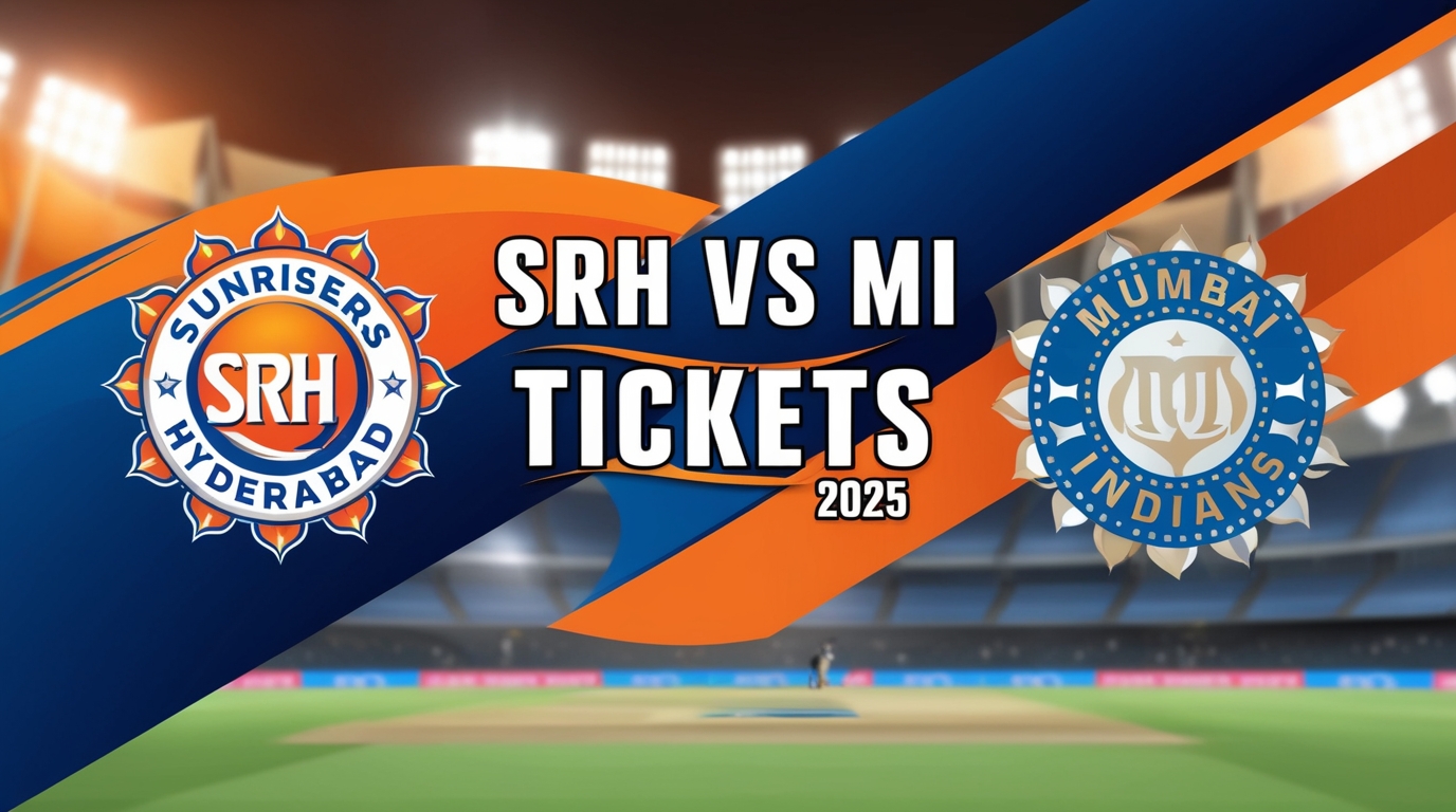 How and When to Buy SRH vs. MI Tickets 2025, Hyderabad?