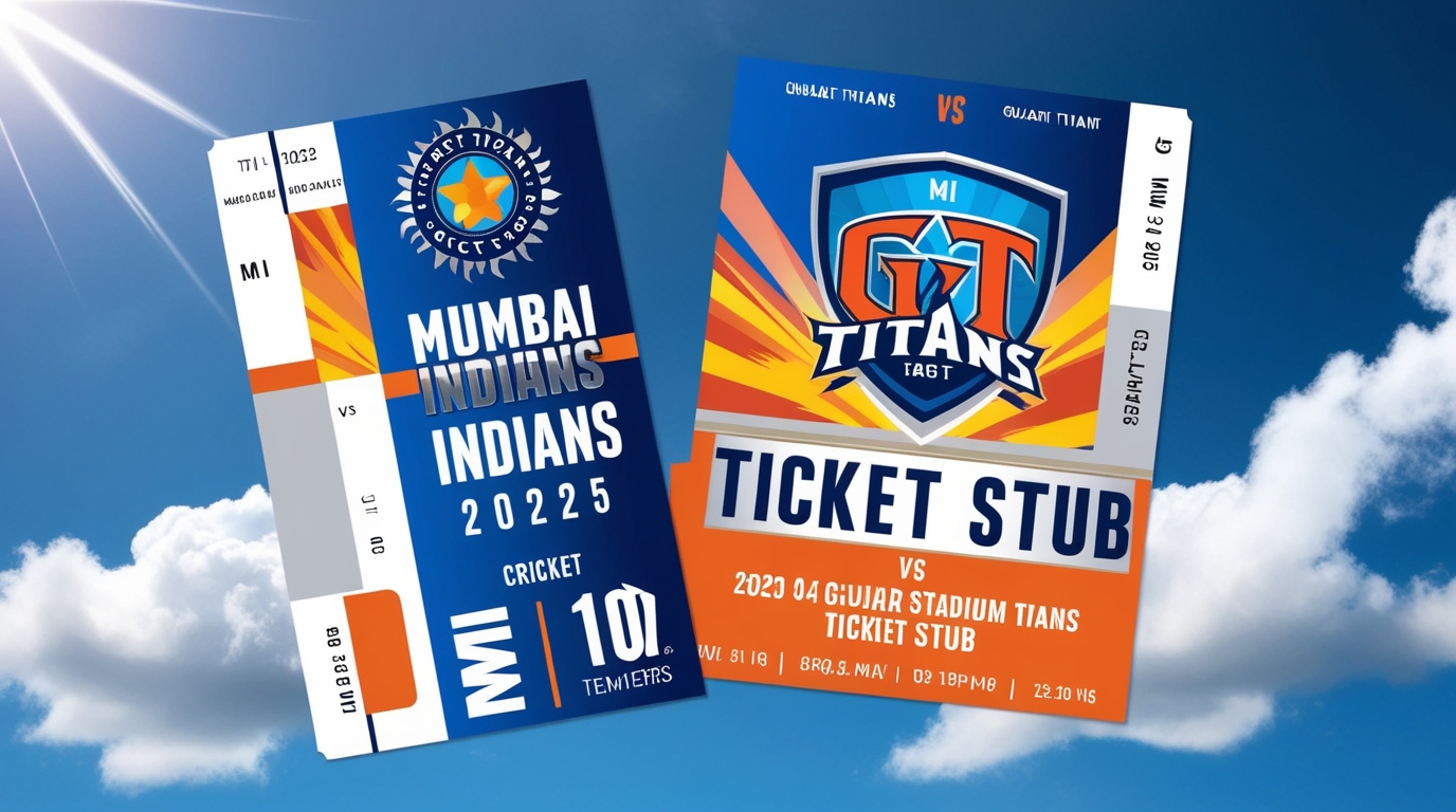 Buy MI vs GT, Mumbai, May 6 Match Tickets Price: IPL 2025