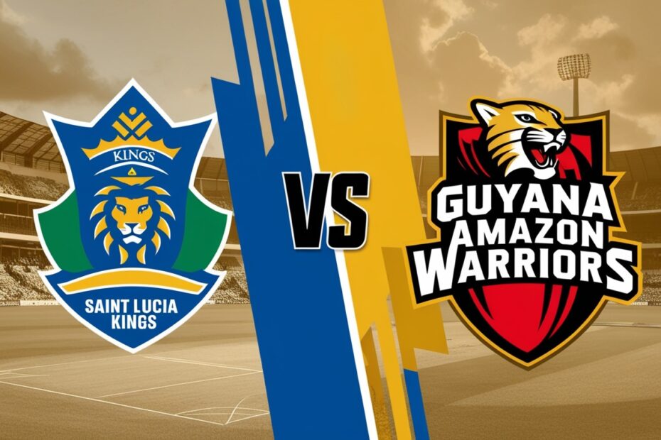 saint lucia kings vs guyana